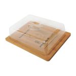 Almendro Akrilik Kapaklı Kek Fanusu - Küçük