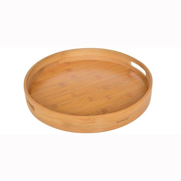 Bambu Yuvarlak Tepsi