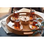 Bambu Yuvarlak Tepsi