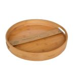 Bambu Yuvarlak Tepsi