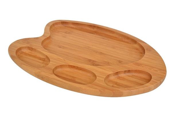 Bambu 4 Bölmeli Sunum Tabağı