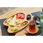 Bambu 4 Bölmeli Sunum Tabağı