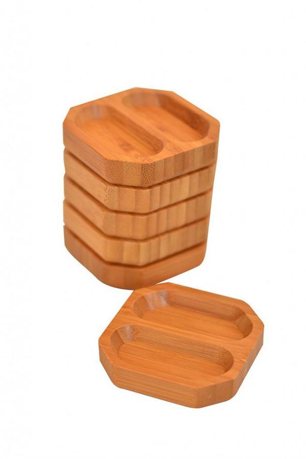 Bambu 2 Bölmeli 6'lı Sosluk