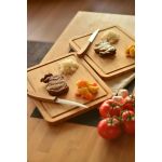 Bambu 2'li Steak Tahtası ve Bıçak Seti