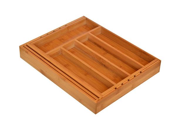 Bambu Ayarlanabilir Çekmece Düzenleyici