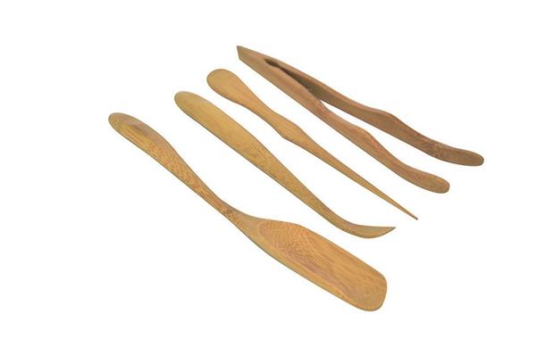 Bambu 4 Parça Çay Sunum Seti