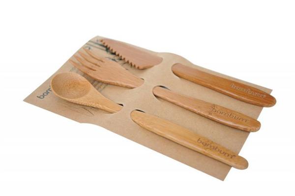 Bambu 3 Parça Çatal Kaşık Bıçak Seti