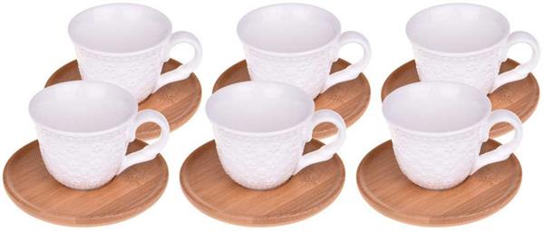 6 Kişilik Flo Kahve Fincan Takımı