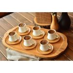 6 Kişilik Largi Kahve Fincan Takımı