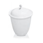 Porselen Yardımcı Parçalar Saklama Kabı Dekorsuz 16 cm