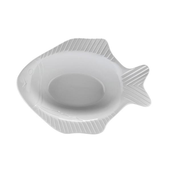 Porselen Balık Kayık Tabak