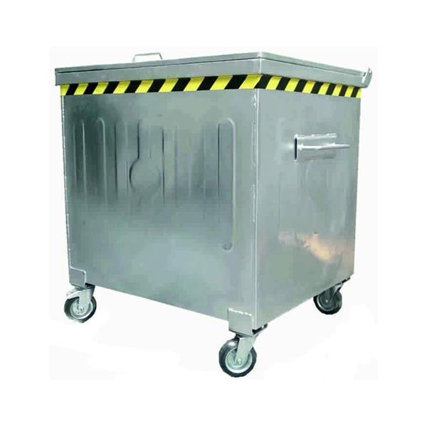 Metal Galvaniz Çöp Konteyner