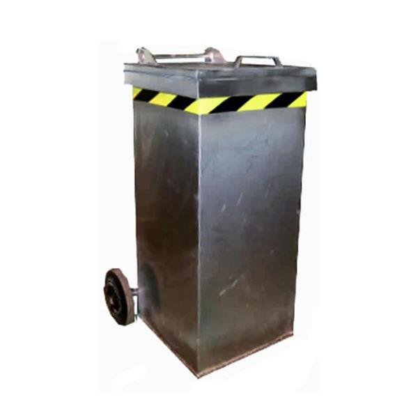 Metal Galvaniz Çöp Konteyner