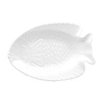 Porselen Denizden Gelenler Balık Kayık Tabak 24x15 cm