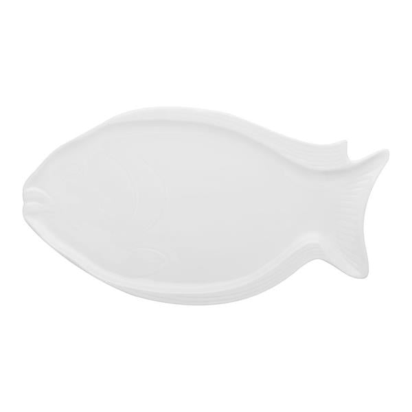 Porselen Denizden Gelenler Balık Kayık Tabak 35x19 cm