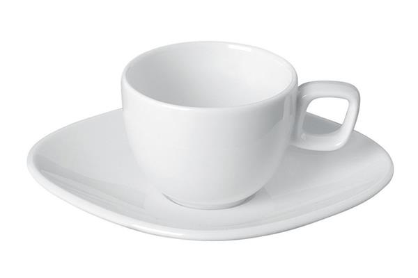 Porselen Perspective Beyaz Tabaklı Kahve