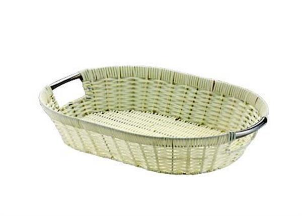 Açık Büfe Plastik Oval Ekmek Sepeti 50x37 cm