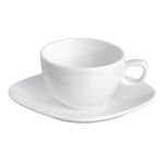 Porselen Perspective Beyaz Tabaklı Çay F