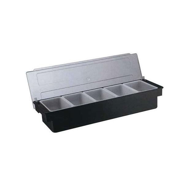 5'li Polikarbon Kapaklı Bar Konteyner