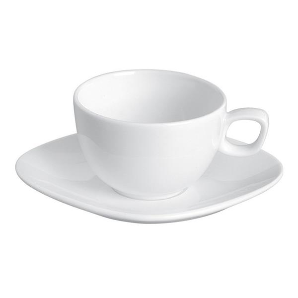 Porselen Perspective Beyaz Tabaklı Çay F