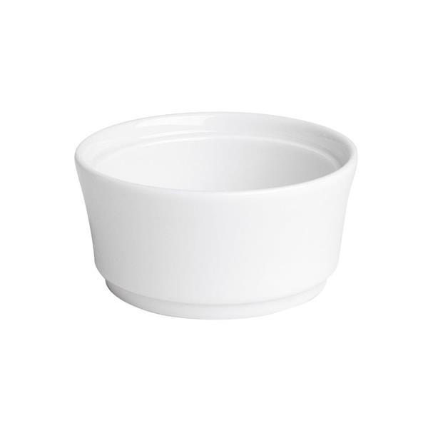 Porselen Beyaz Sufle Kabı 9Cm      